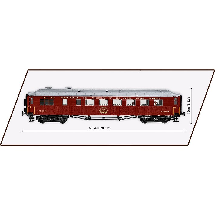 Wagon Historique De Compiègne COBI - Maquette 1:35 WWII Avec 2001 Pièces